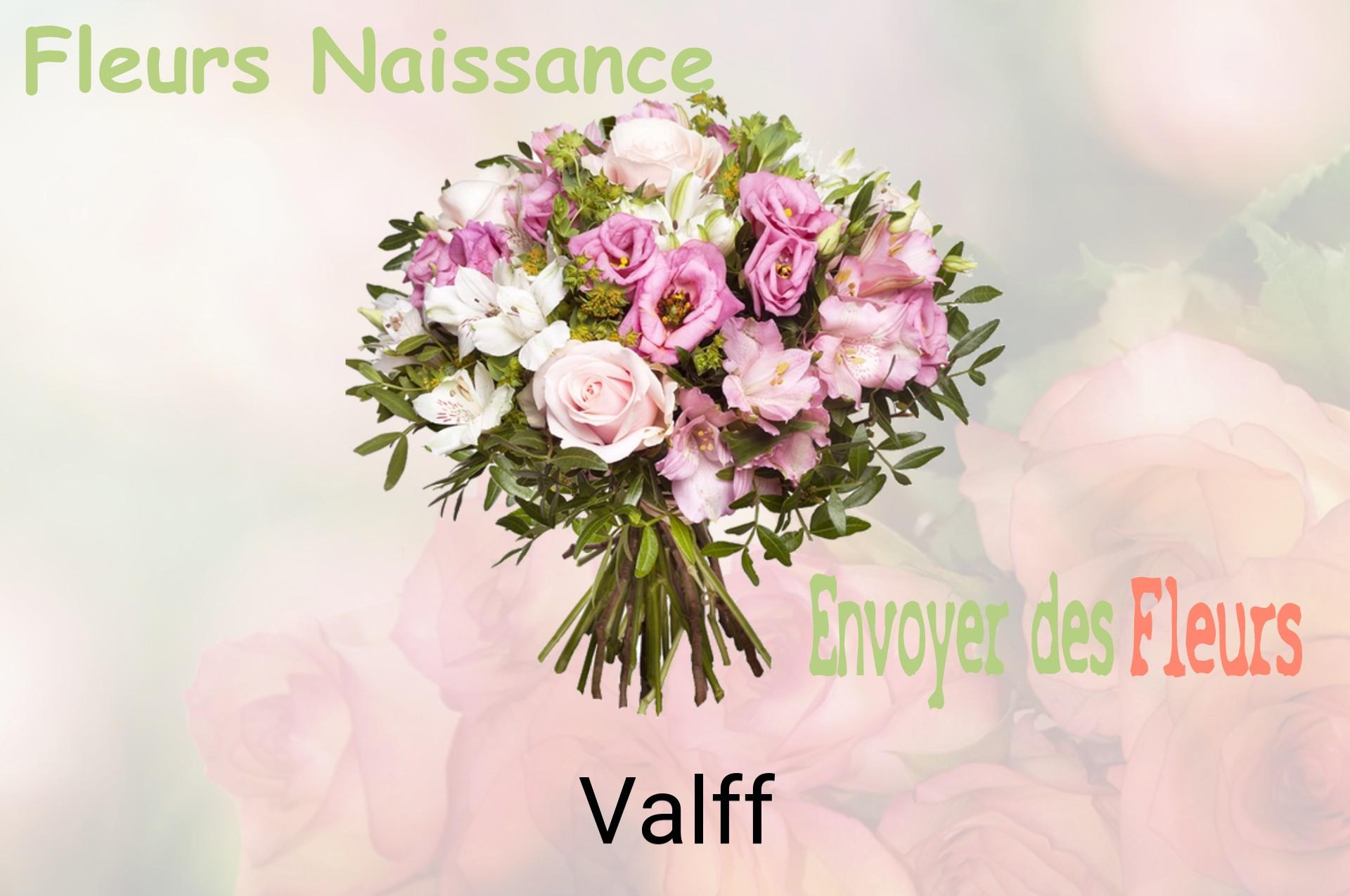Bouquet de fleurs de naissance livré à Valff